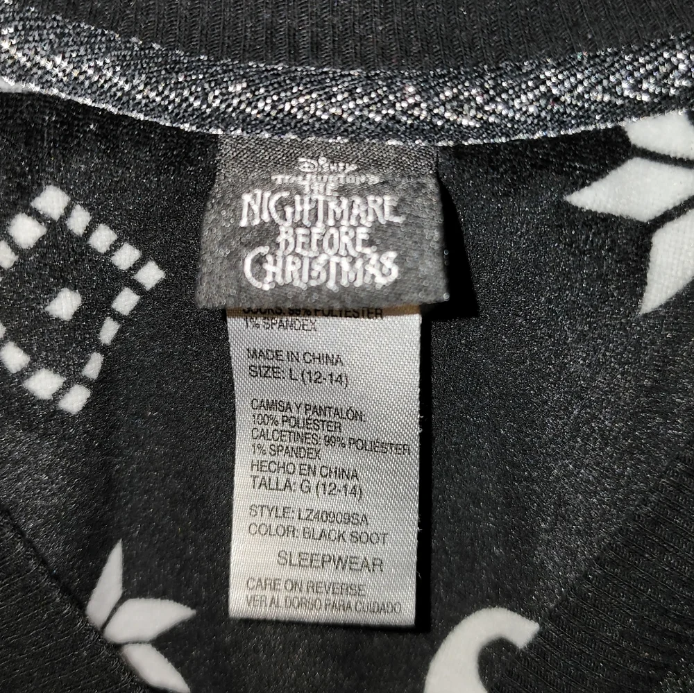 Disney Nightmare Before Christmas Pajama Set